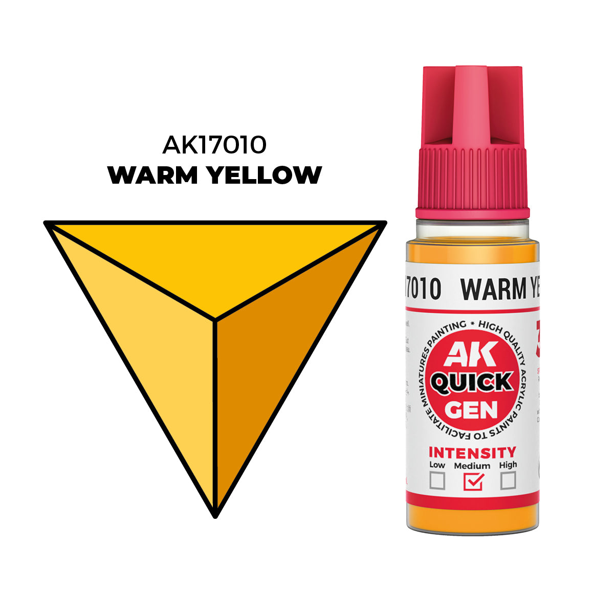 AK Interactive Quick Gen Colors: Warm Yellow (18ml)