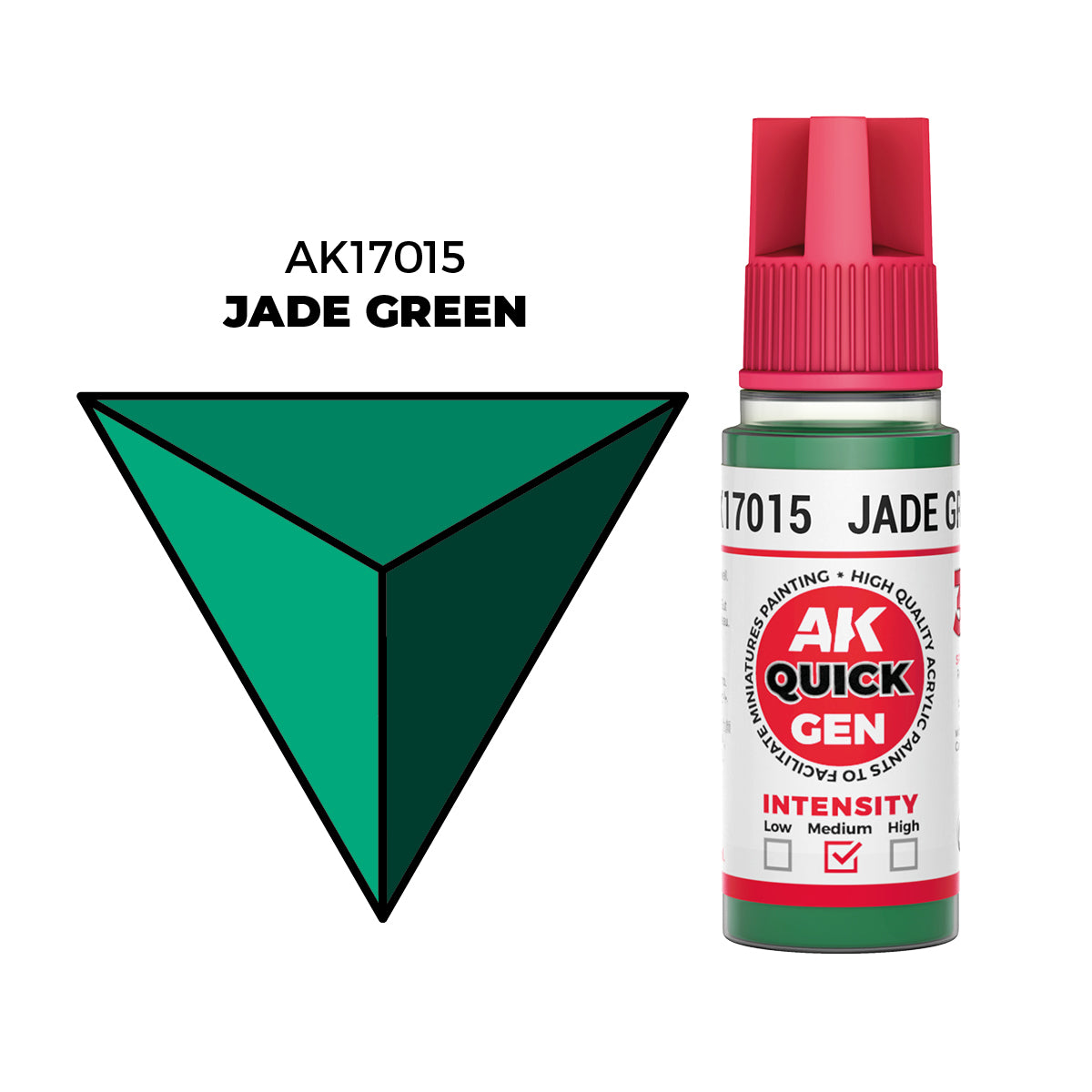 AK Interactive Quick Gen Colors: Jade Green (18ml)