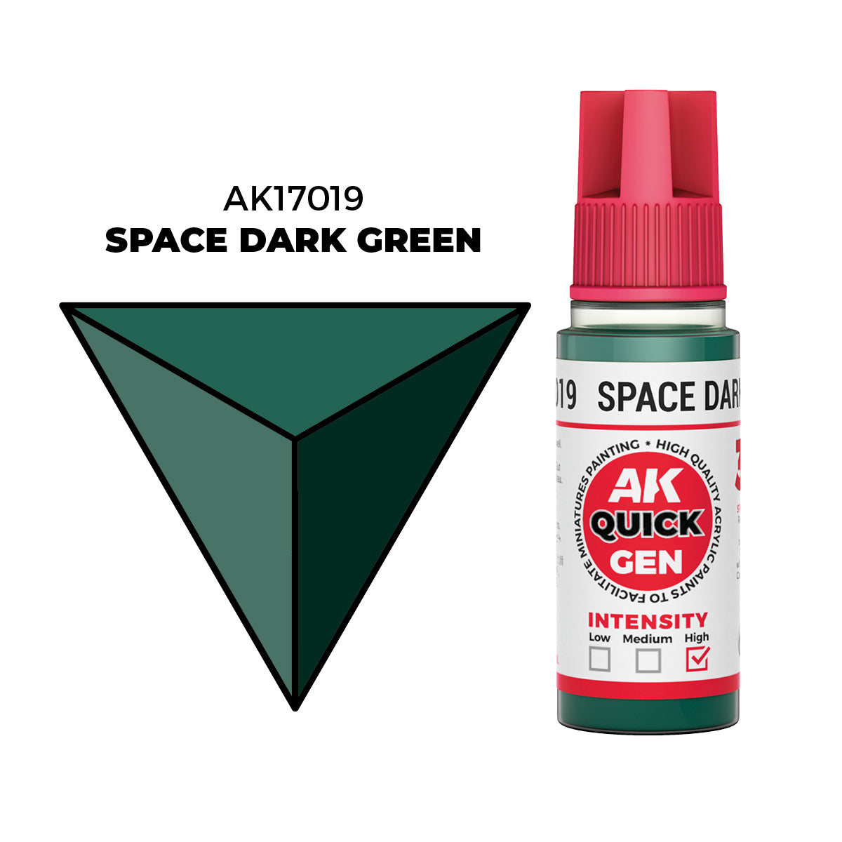 AK Interactive Quick Gen Colors: Space Dark Green (18ml)