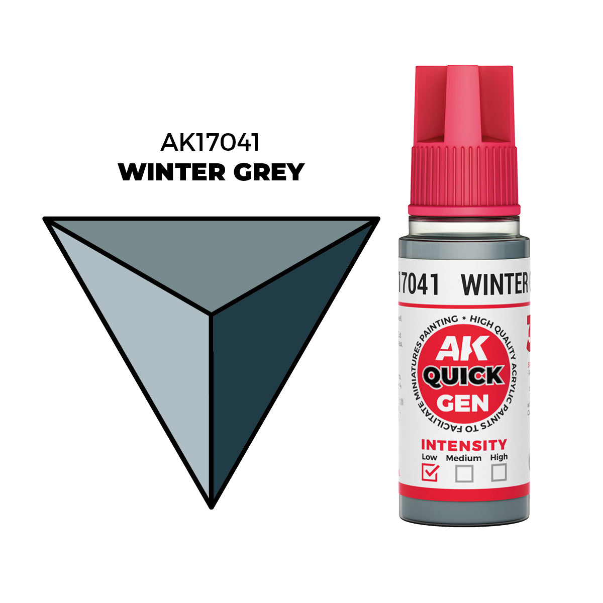 AK Interactive Quick Gen Colors: Winter Grey (18ml)