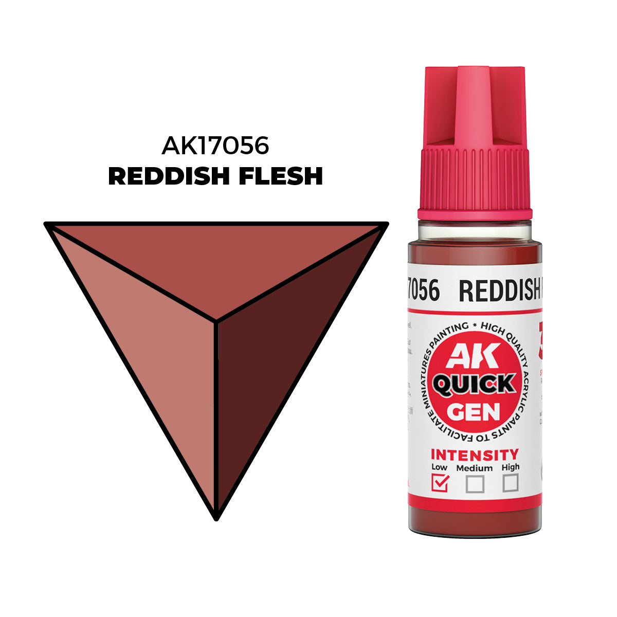 AK Interactive Quick Gen Colors: Reddish Flesh (18ml)