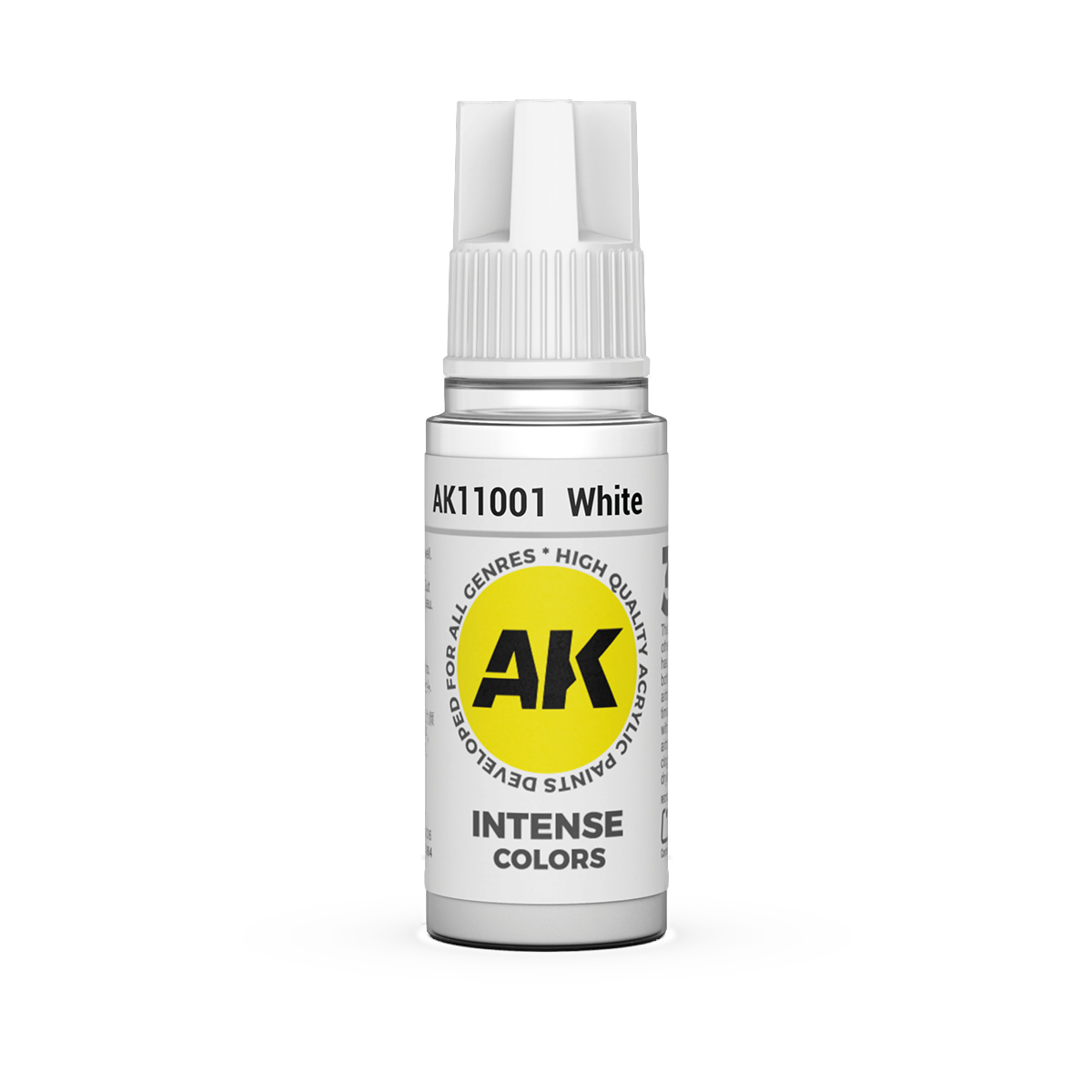AK Interactive 3rd Gen Acrylic: White (18ml)