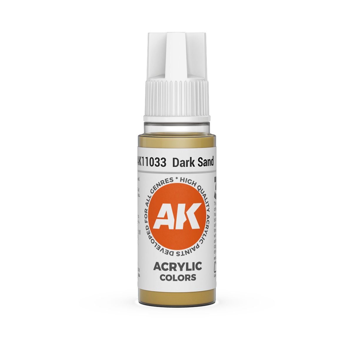 AK Interactive 3rd Gen Acrylic: Dark Sand (18ml)