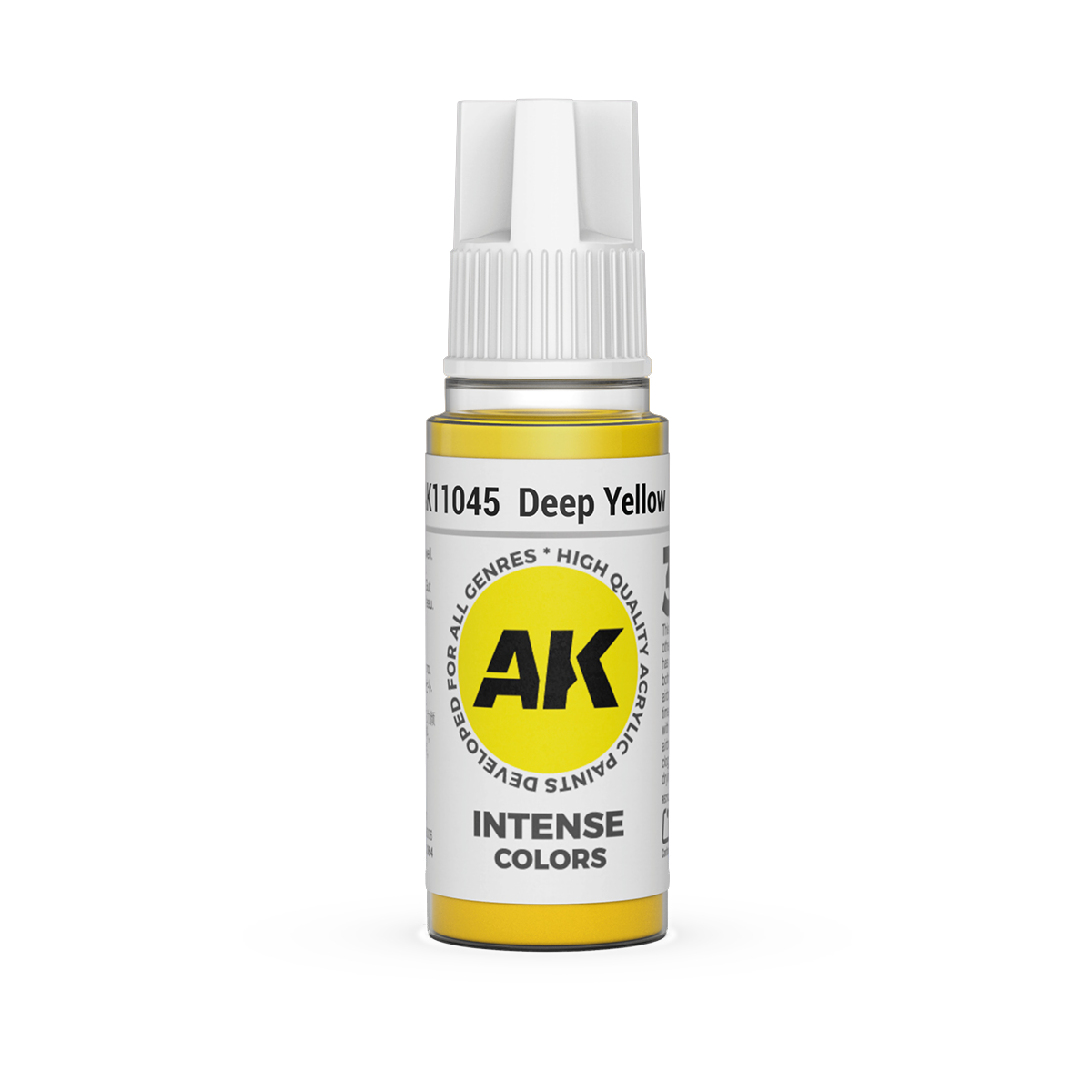 AK Interactive 3rd Gen Acrylic: Deep Yellow (18ml)