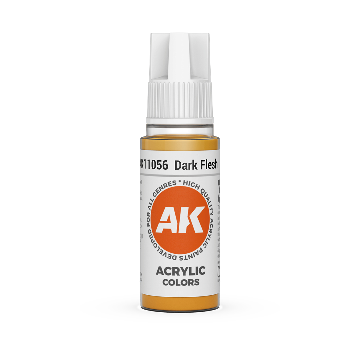 AK Interactive 3rd Gen Acrylic: Dark Flesh (18ml)
