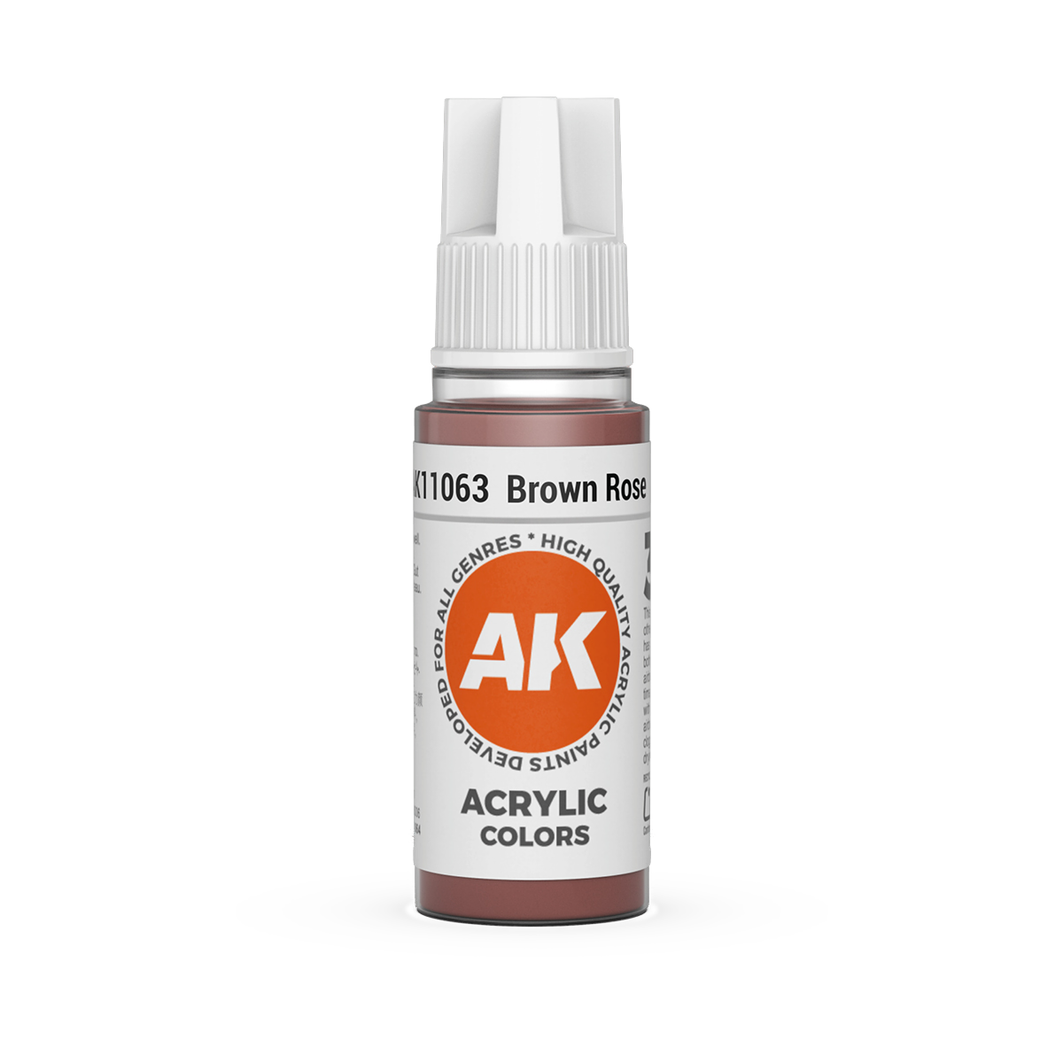 AK Interactive 3rd Gen Acrylic: Brown Rose (18ml)