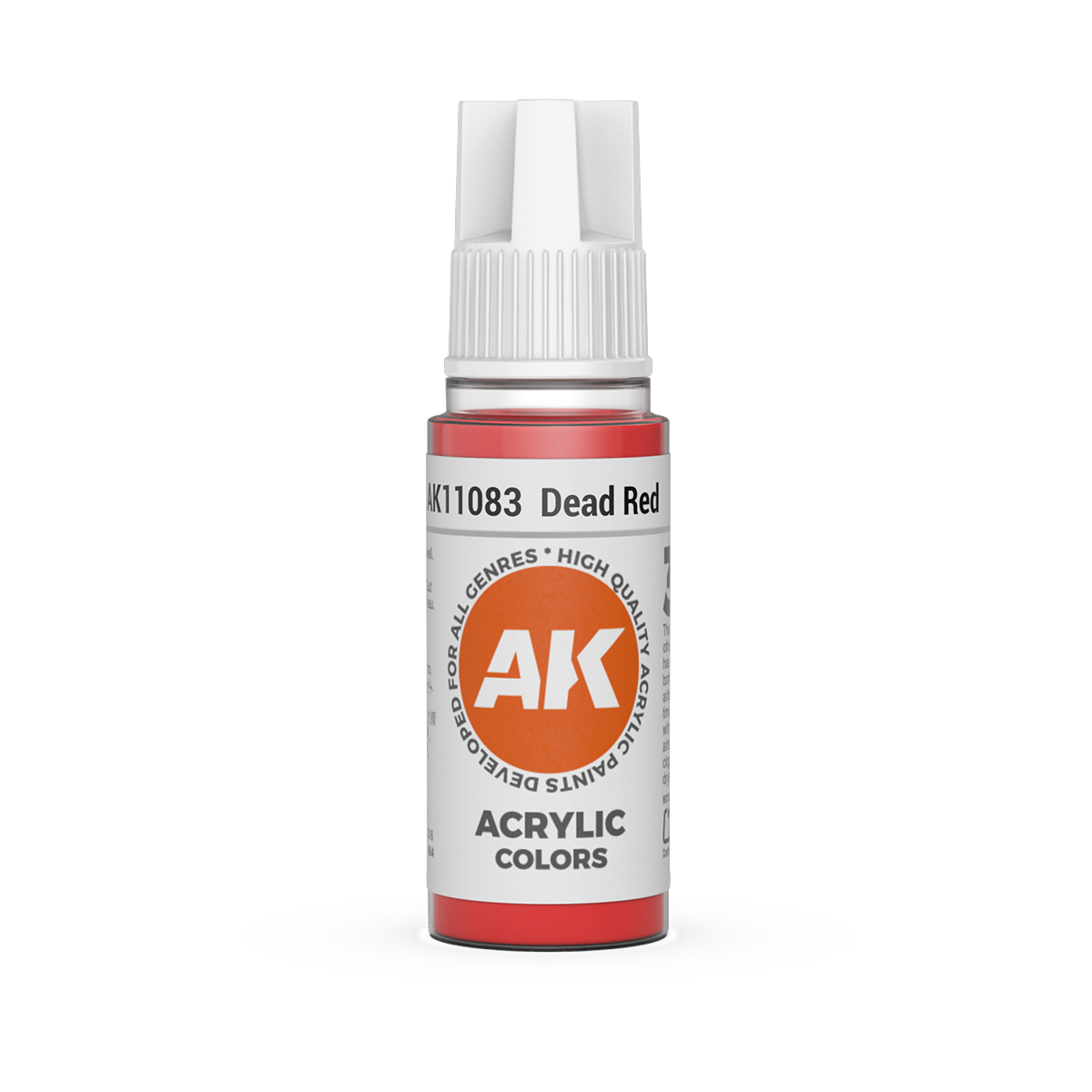 AK Interactive 3rd Gen Acrylic: Dead Red (18ml)