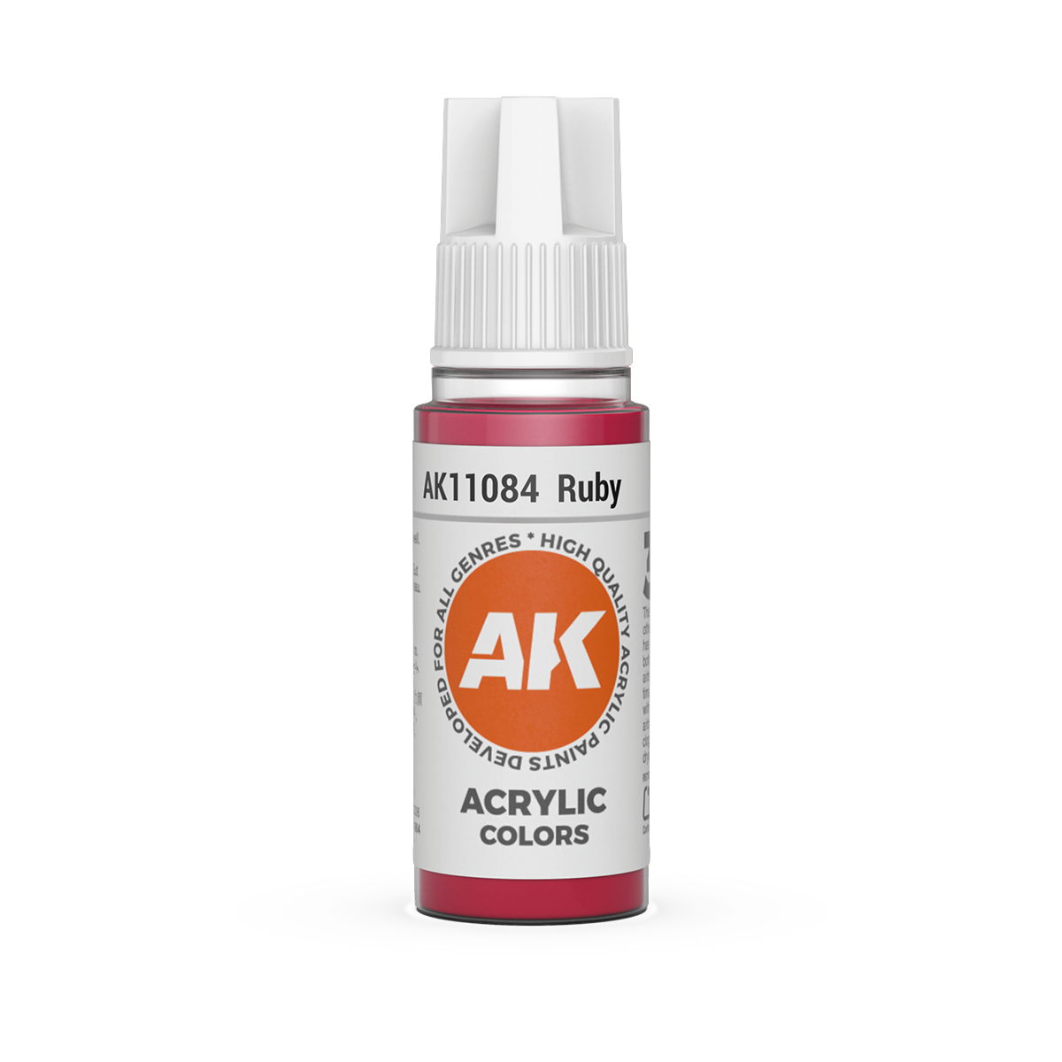 AK Interactive 3rd Gen Acrylic: Ruby (18ml)