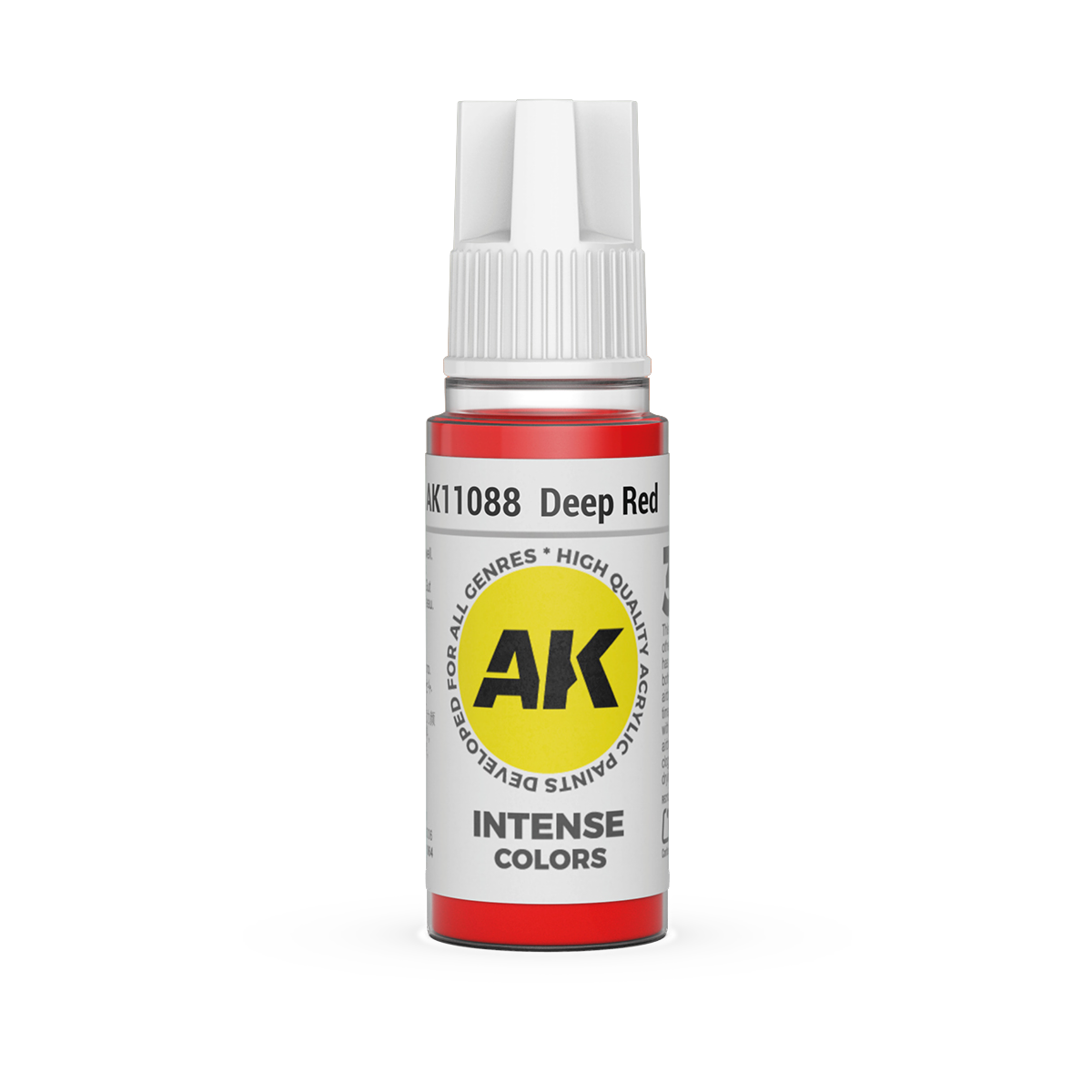 AK Interactive 3rd Gen Acrylic: Deep Red (18ml)