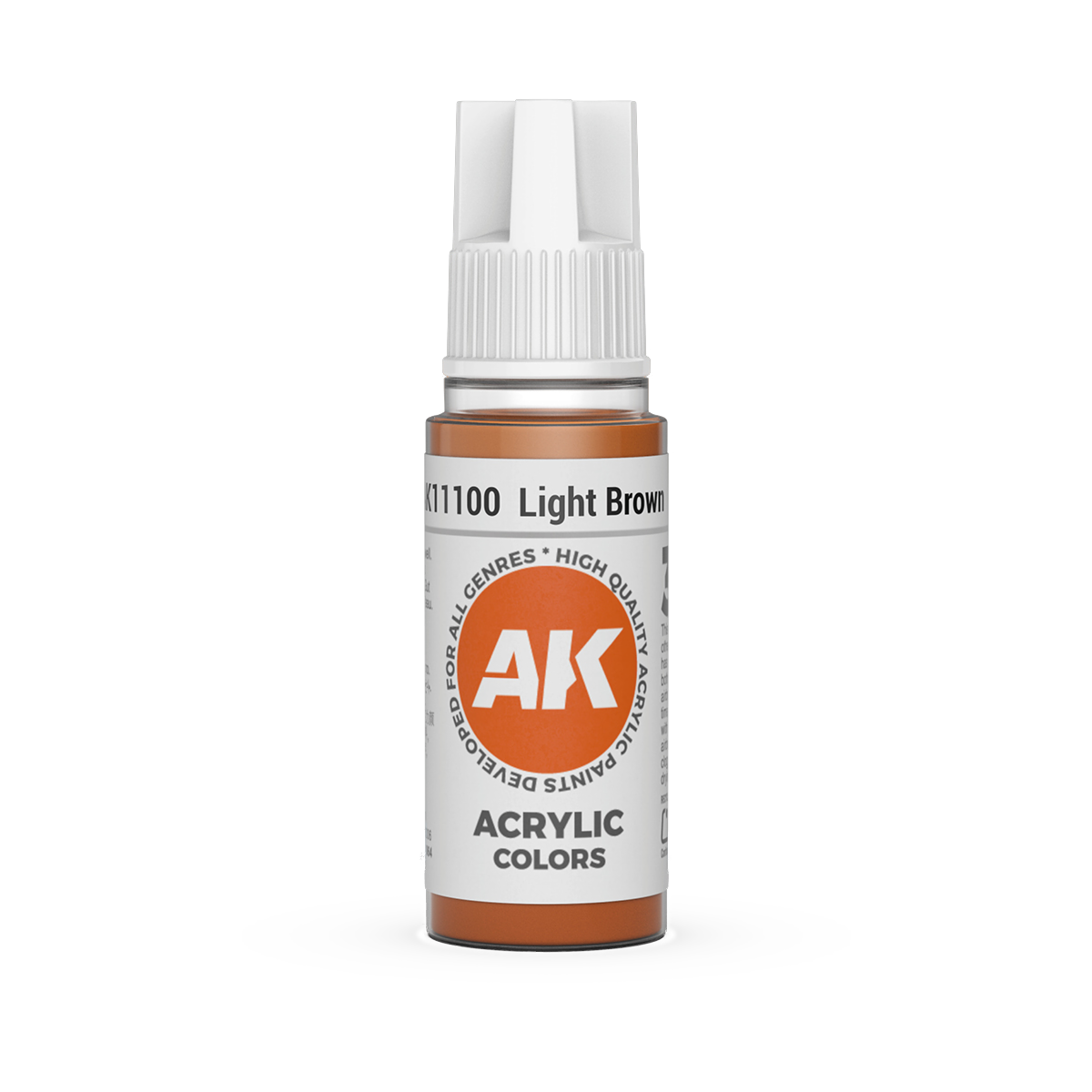 AK Interactive 3rd Gen Acrylic: Light Brown (18ml)