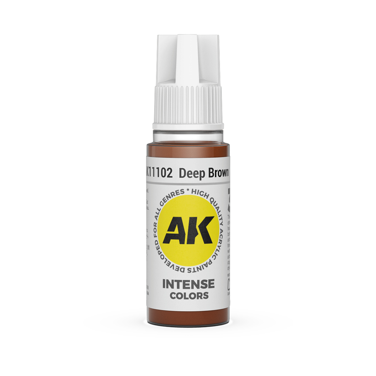 AK Interactive 3rd Gen Acrylic: Deep Brown (18ml)