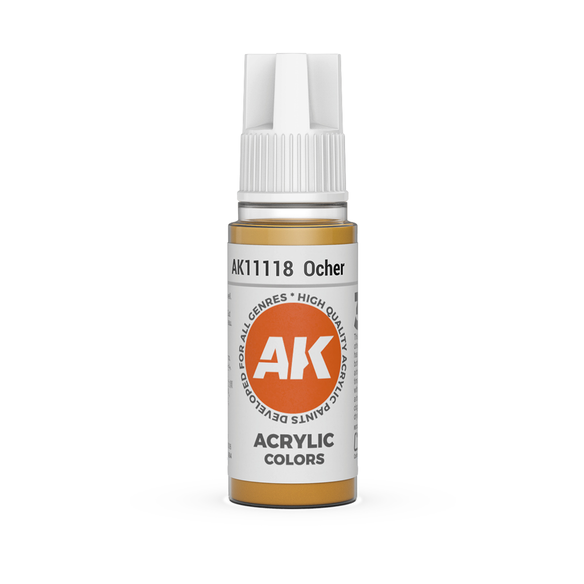 AK Interactive 3rd Gen Acrylic: Ochre (18ml)