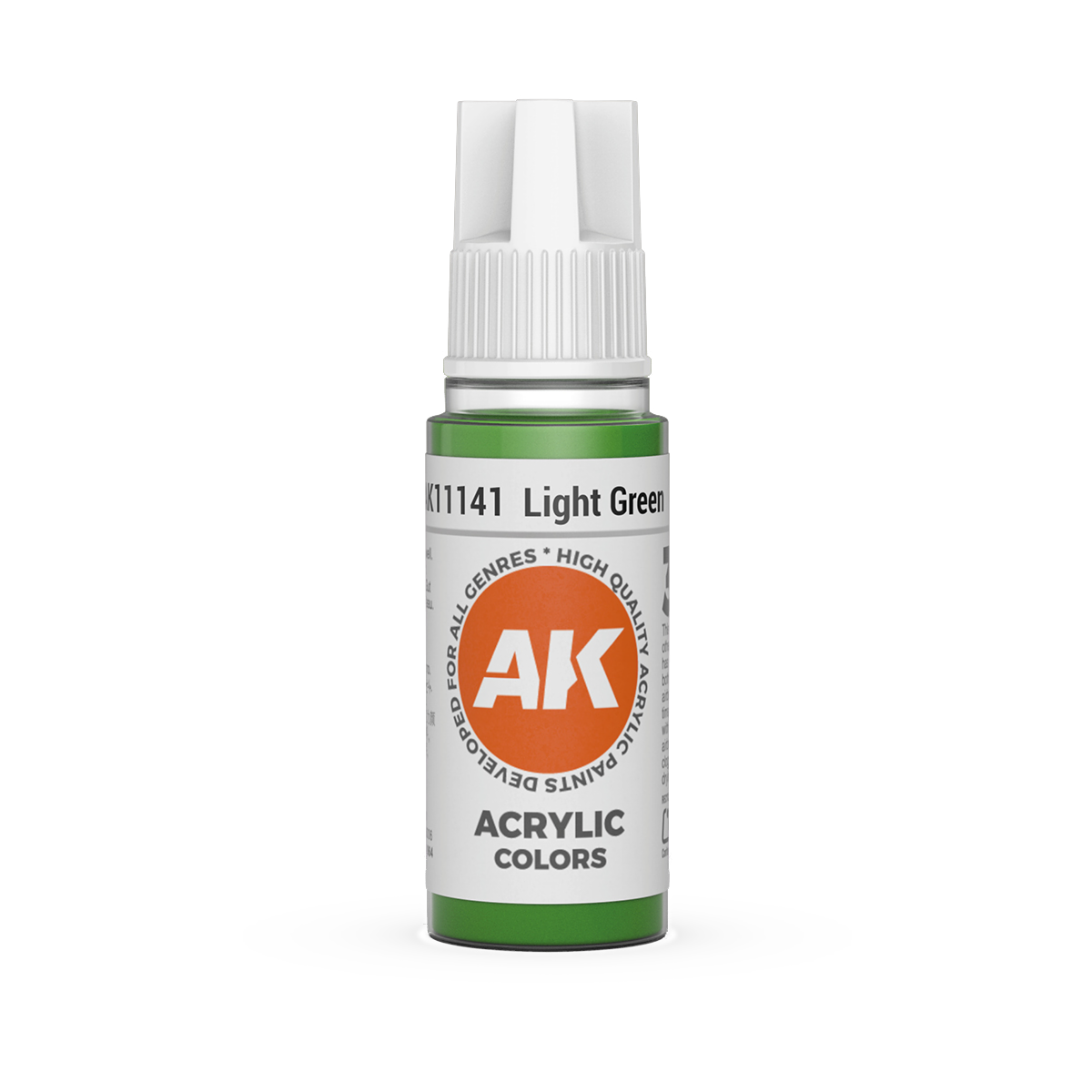 AK Interactive 3rd Gen Acrylic: Light Green (18ml)
