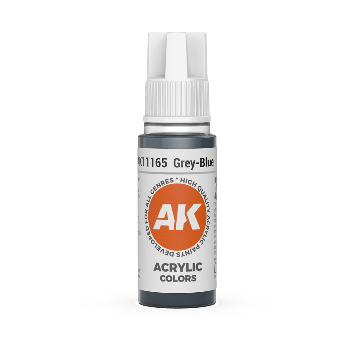 AK Interactive 3rd Gen Acrylic: Grey-Blue (18ml)