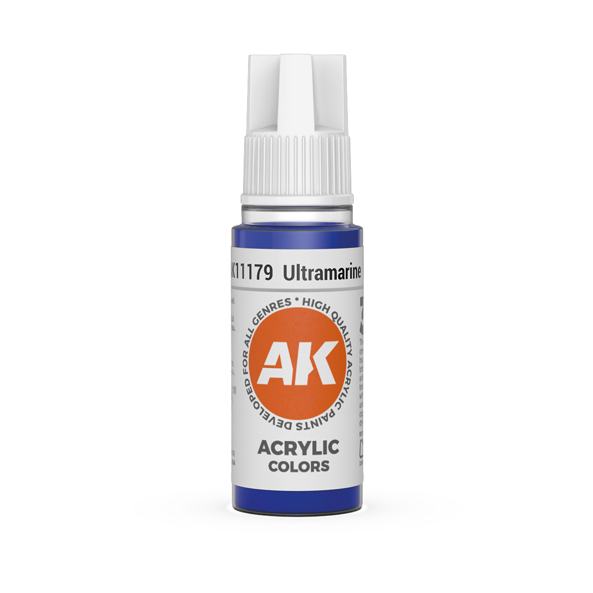 AK Interactive 3rd Gen Acrylic: Ultramarine (18ml)