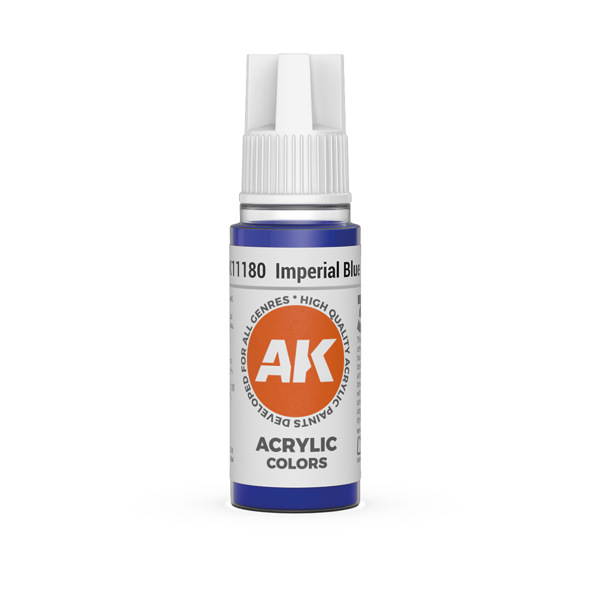 AK Interactive 3rd Gen Acrylic: Imperial Blue (18ml)