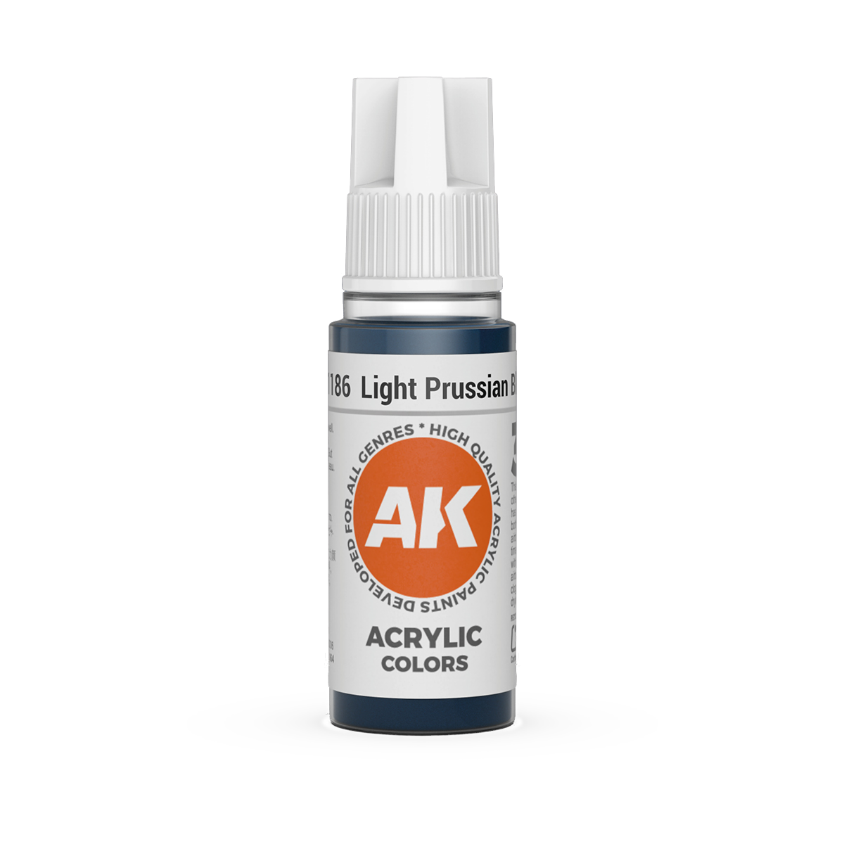 AK Interactive 3rd Gen Acrylic: Light Prussian Blue (18ml)