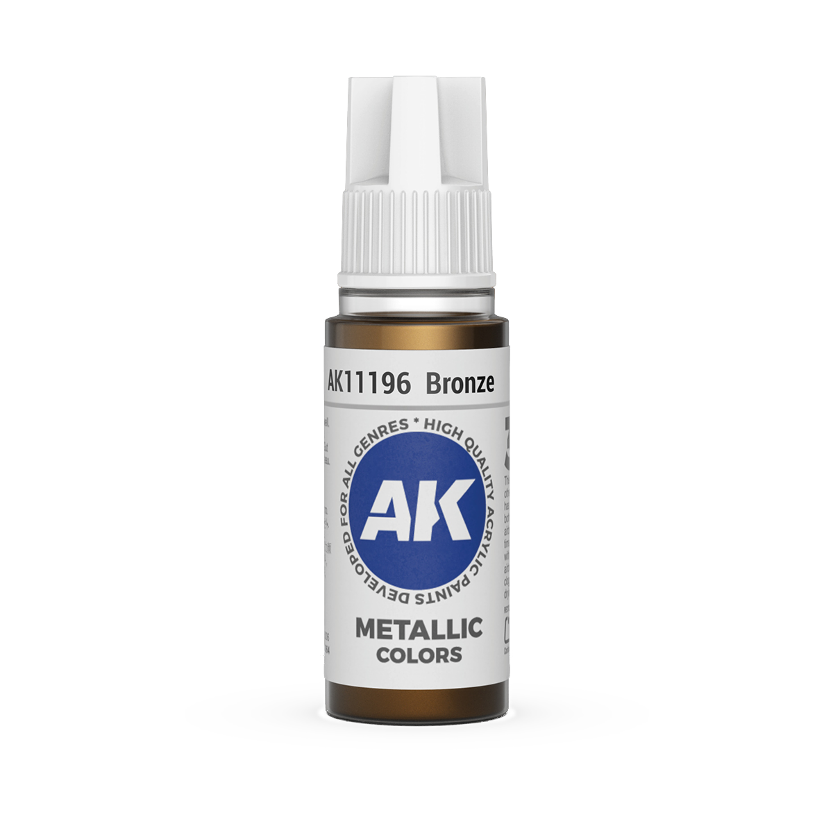 AK Interactive 3rd Gen Acrylic: Bronze (18ml)