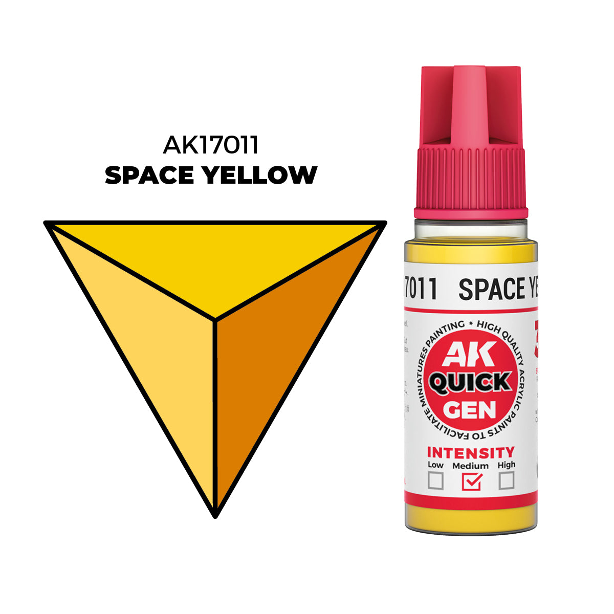 AK Interactive Quick Gen Colors: Space Yellow (18ml)
