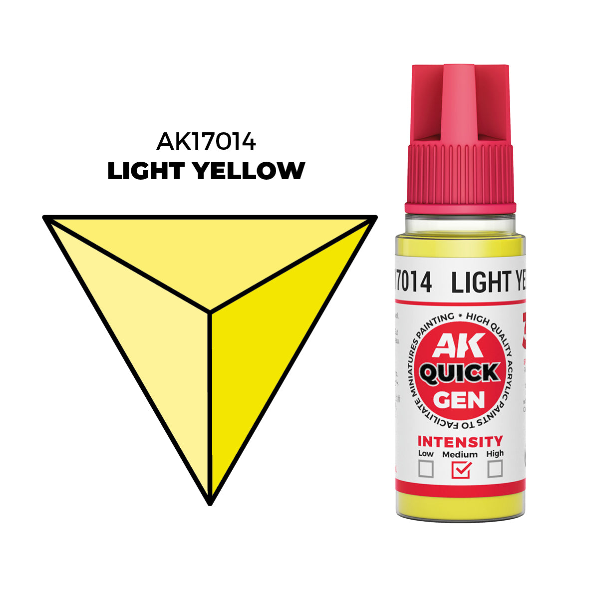 AK Interactive Quick Gen Colors: Light Yellow (18ml)