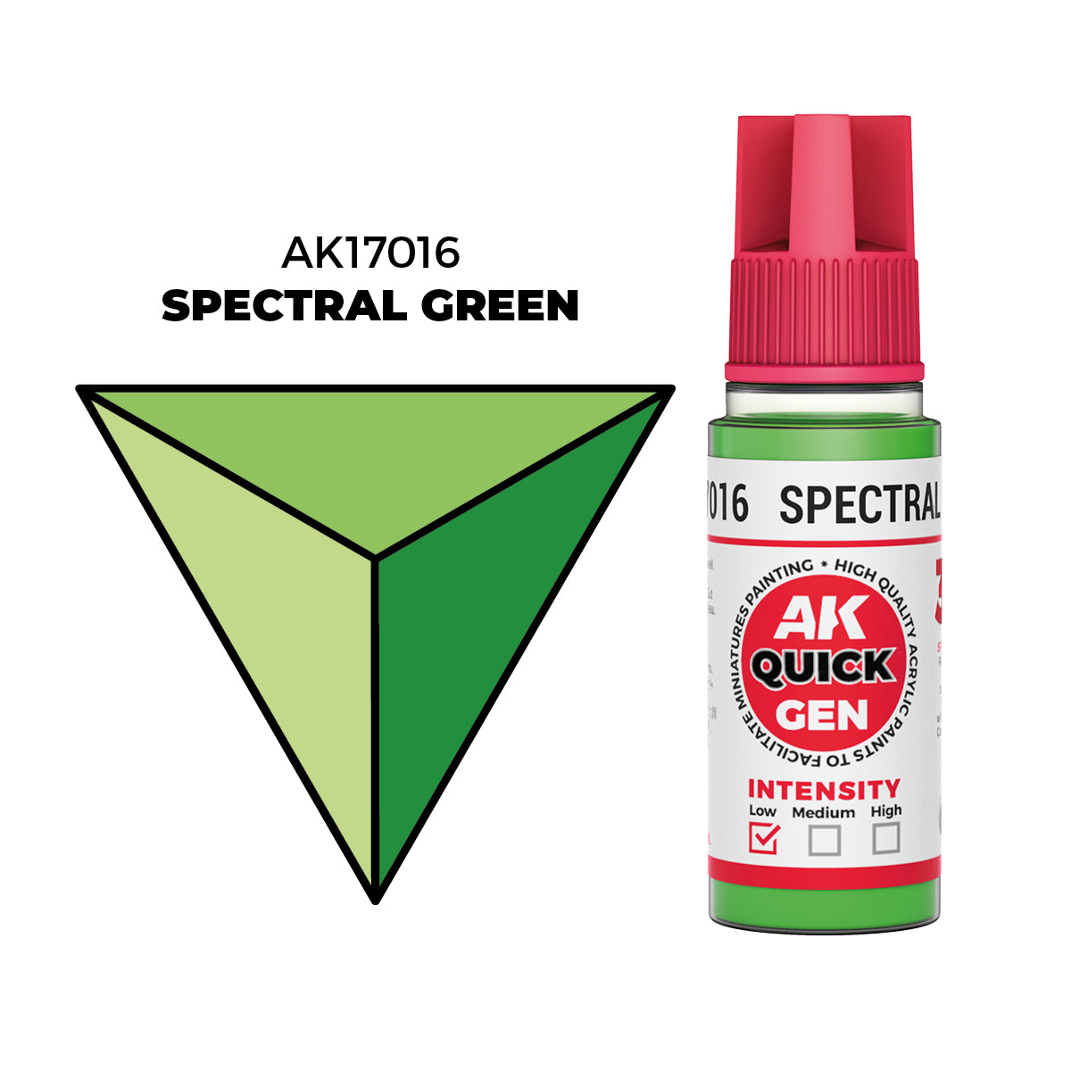 AK Interactive Quick Gen Colors: Spectral Green (18ml)