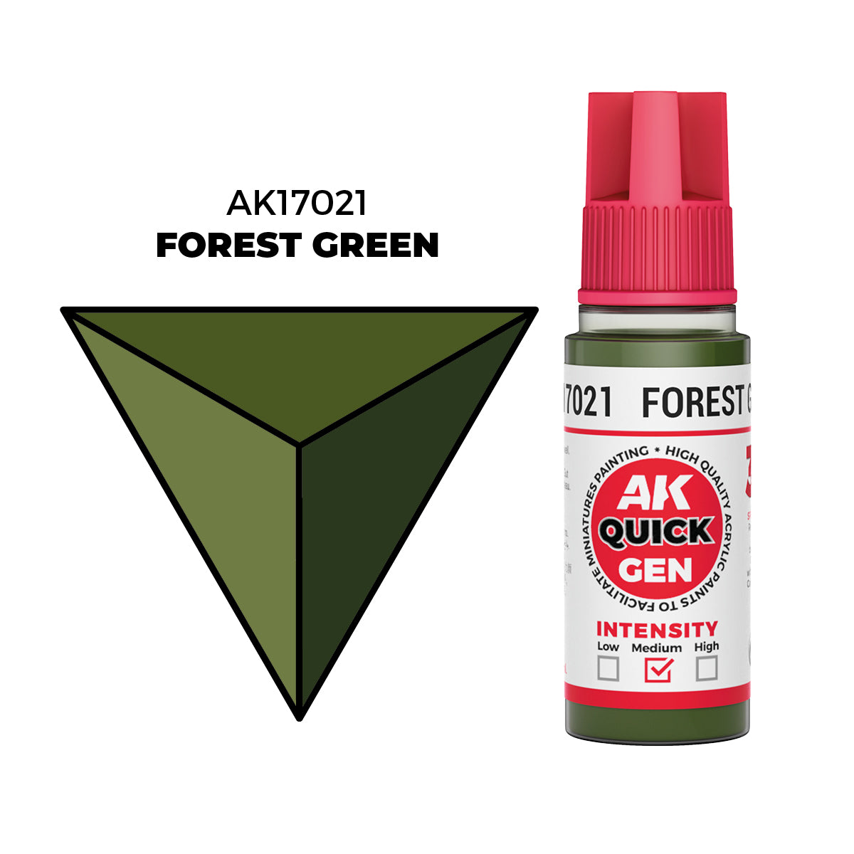AK Interactive Quick Gen Colors: Forest Green (18ml)