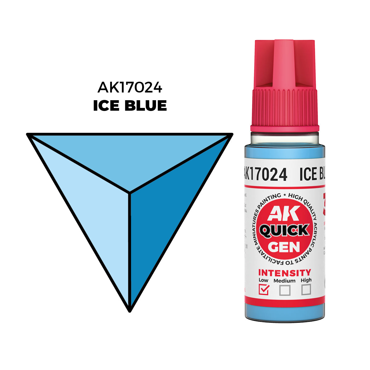 AK Interactive Quick Gen Colors: Ice Blue (18ml)