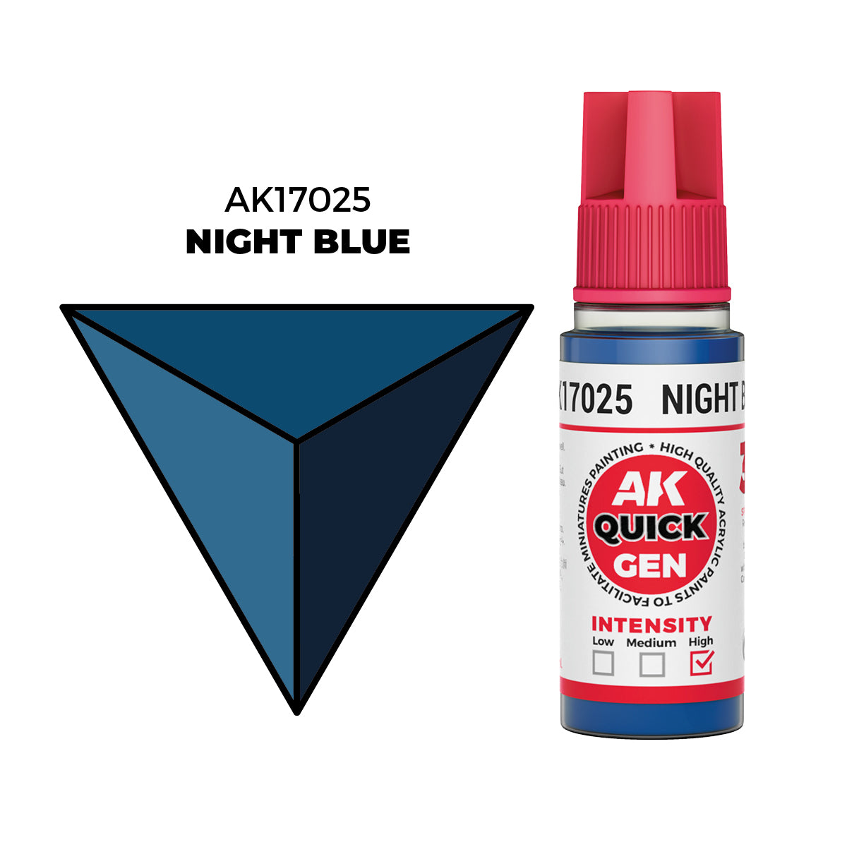 AK Interactive Quick Gen Colors: Night Blue (18ml)