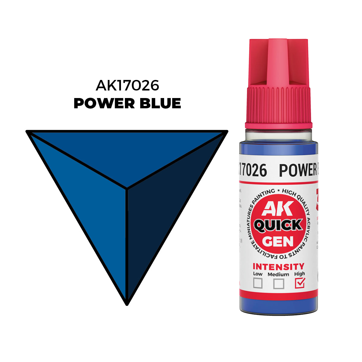 AK Interactive Quick Gen Colors: Power Blue (18ml)