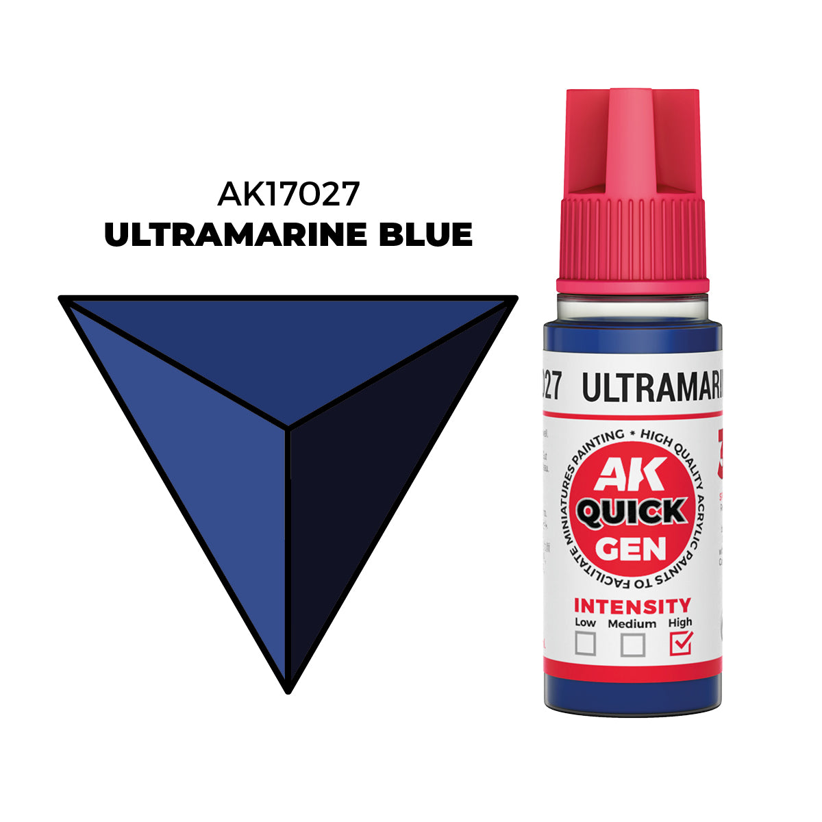AK Interactive Quick Gen Colors: Ultramarine Blue (18ml)