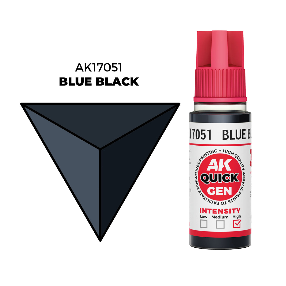 AK Interactive Quick Gen Colors: Blue Black (18ml)