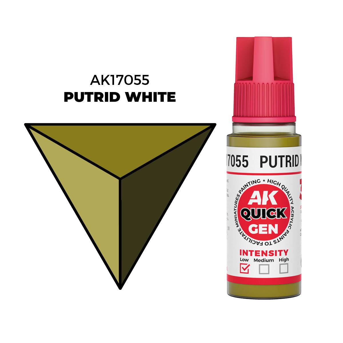 AK Interactive Quick Gen Colors: Putrid White (18ml)