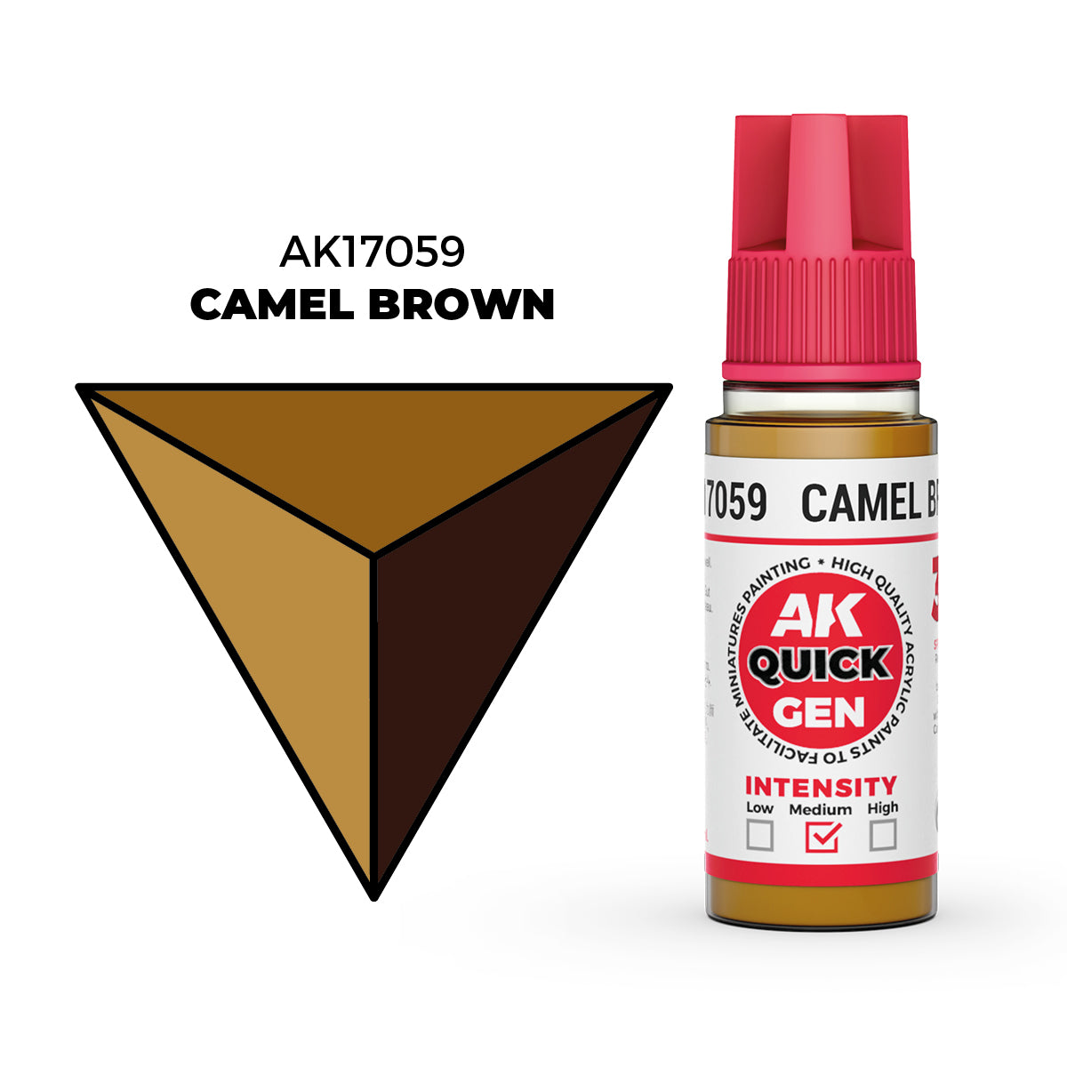 AK Interactive Quick Gen Colors: Camel Brown (18ml)