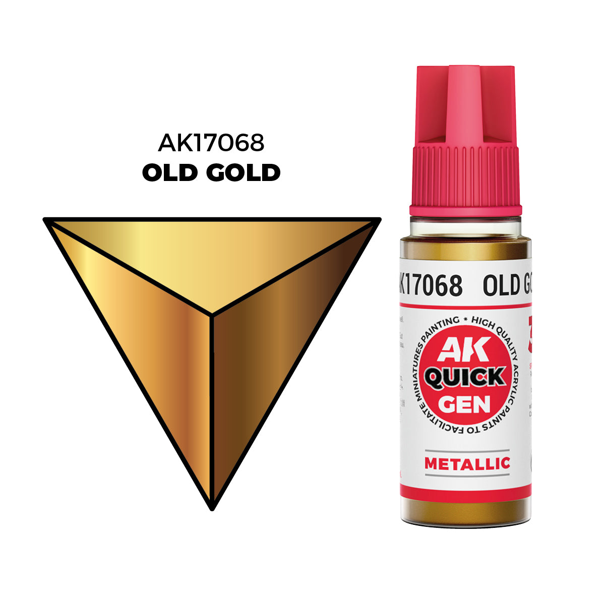 AK Interactive Quick Gen Colors: Old Gold (18ml)