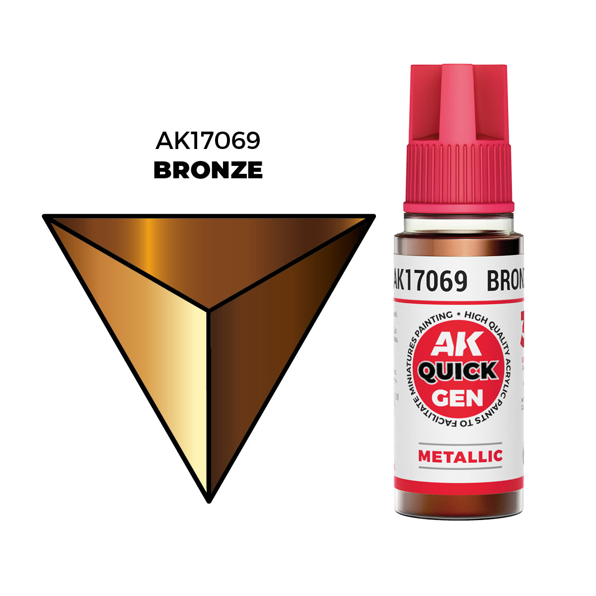 AK Interactive Quick Gen Colors: Bronze (18ml)