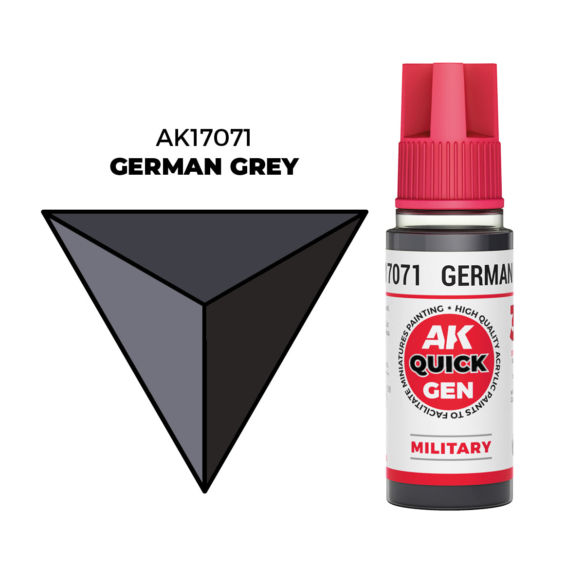 AK Interactive Quick Gen Colors: German Grey (18ml)