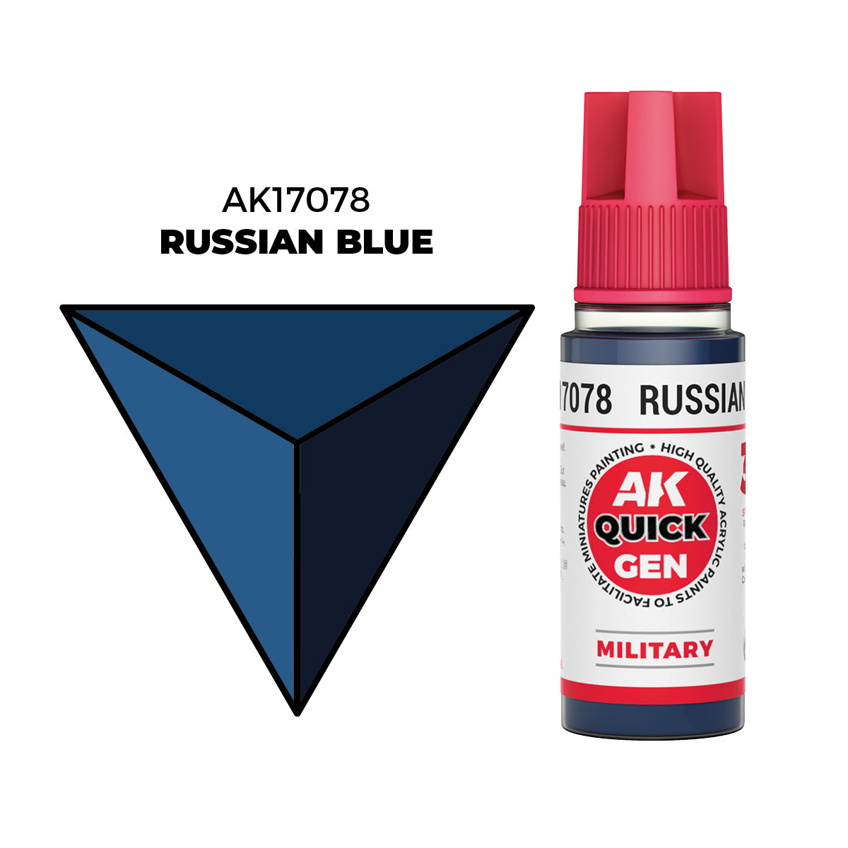 AK Interactive Quick Gen Colors: Russian Blue (18ml)