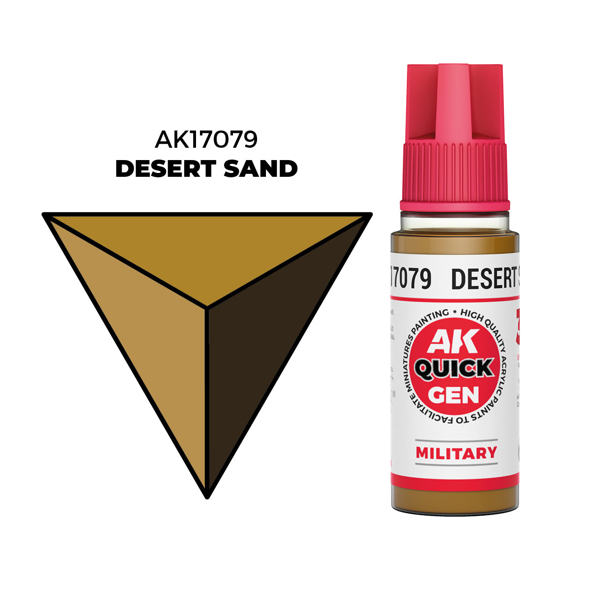 AK Interactive Quick Gen Colors: Desert Sand (18ml)