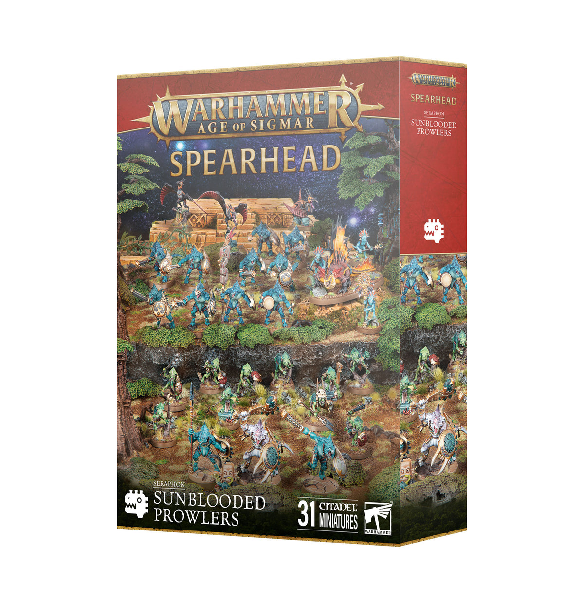 Spearhead: Seraphon Sunblooded Prowlers